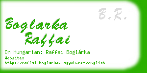 boglarka raffai business card